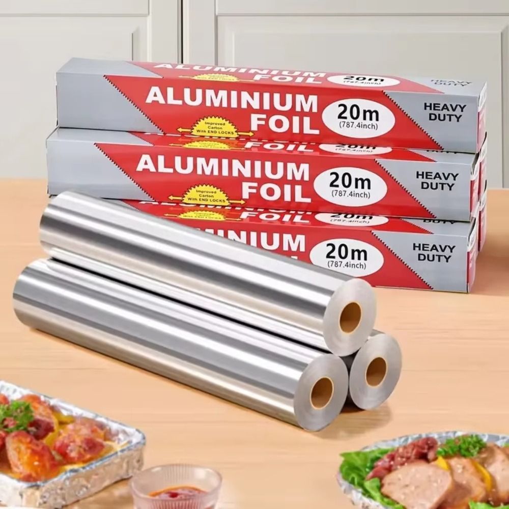 Kitchen Paper For Baking - Jednorazowa folia aluminiowa do pieczenia, rolka
