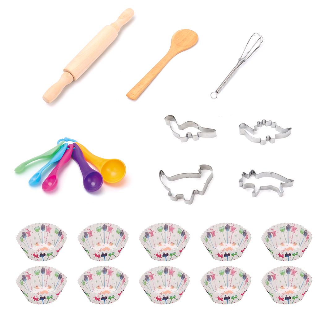 Kitchen Kids Baking Set - 25-częściowy Zestaw Kostiumów Szefa Kuchni dla