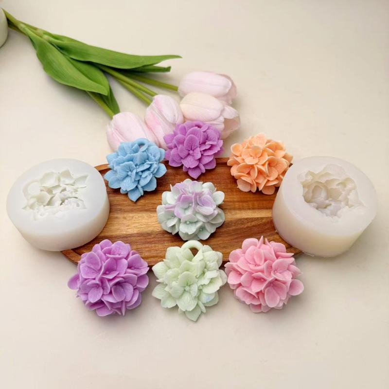 Kitchen Baking Gadgets - ● Forma silikonowa do hortensji, DIY,
