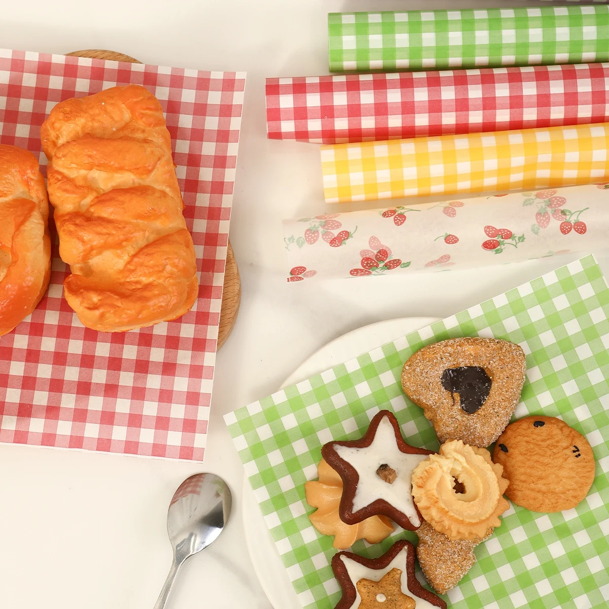 Kitchen Paper For Baking - 50 sztuk olejoodporny papier do pakowania