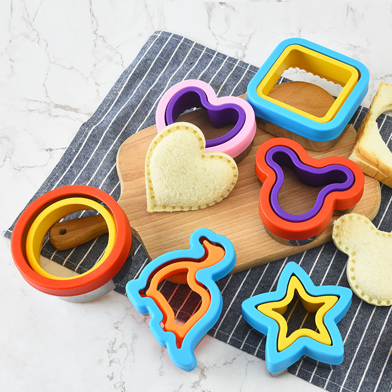 Kitchen Kids Baking Set - Wykrawacz do kanapek ze stali nierdzewnej