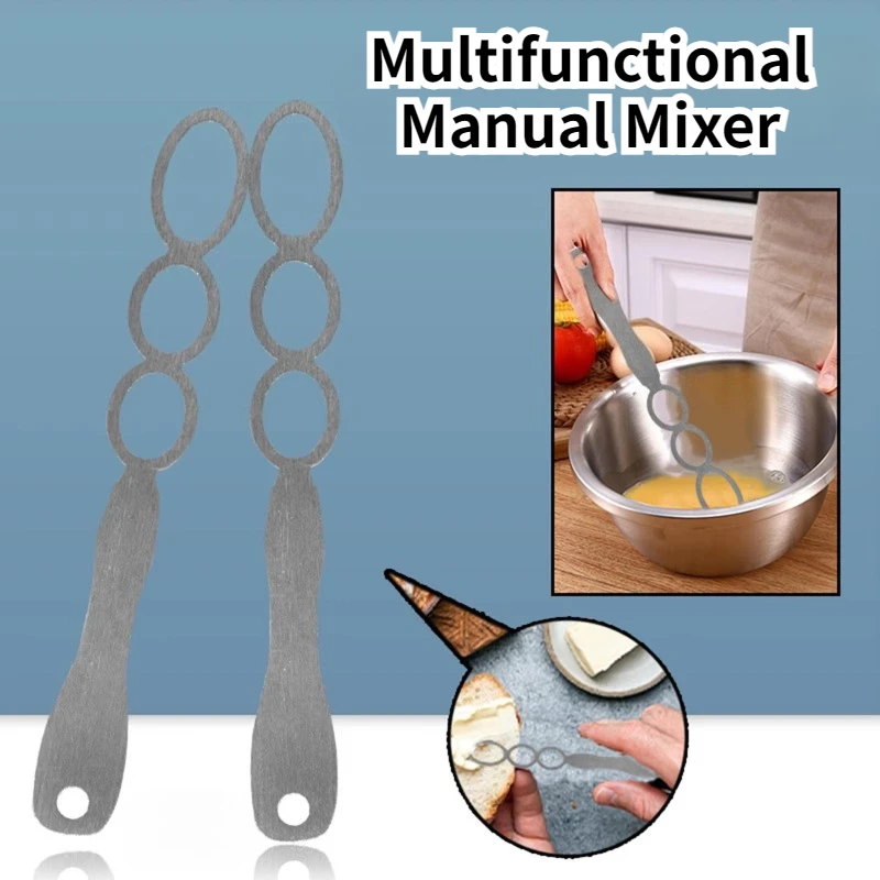 Kitchen Baking Mixer - Ręczny ubijak do jajek ze stali