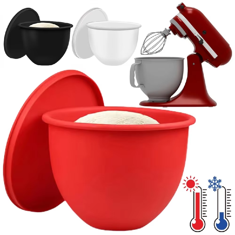 Silikonowe wkładki z pokrywką  – Kitchen Aid Baking Mixer recenzja i cena