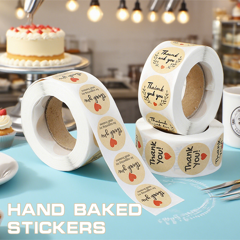 500 szt. Naklejek z podziękowa – Kitchen.Baking Labels recenzja i cena