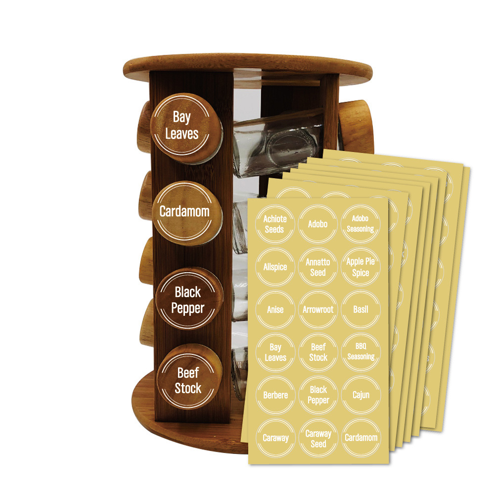 144 szt. Etykiety na słoiki z  – Kitchen.Baking Labels recenzja i cena