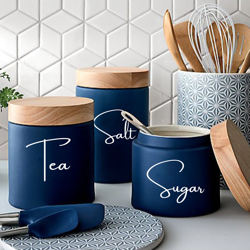 8 szt. Naklejka na etykiety ka – Kitchen.Baking Labels recenzja i cena