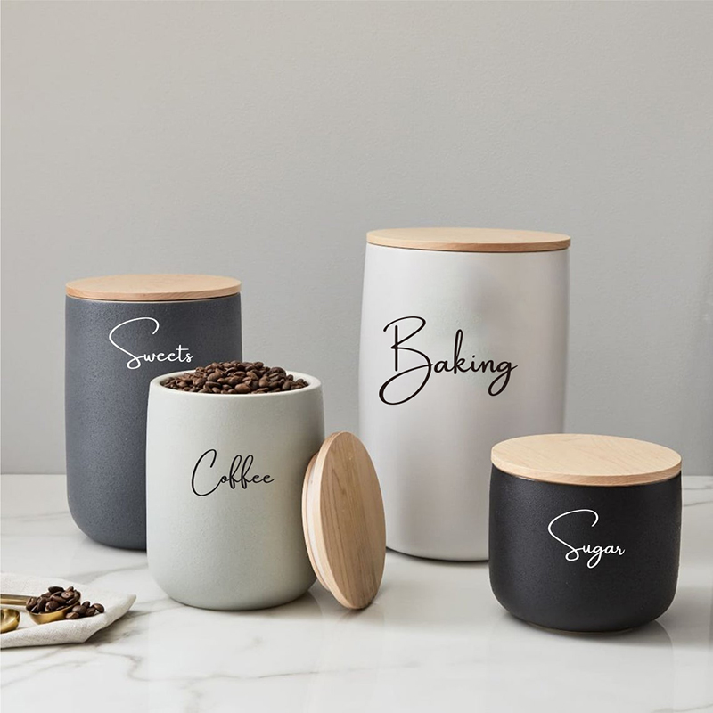 8 szt. Naklejka na etykiety ka – Kitchen.Baking Labels recenzja i cena