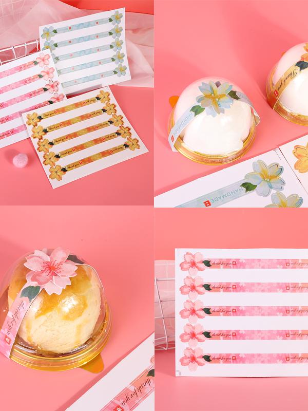 Kreatywne naklejki 3D z kwiata – Kitchen.Baking Labels recenzja i cena