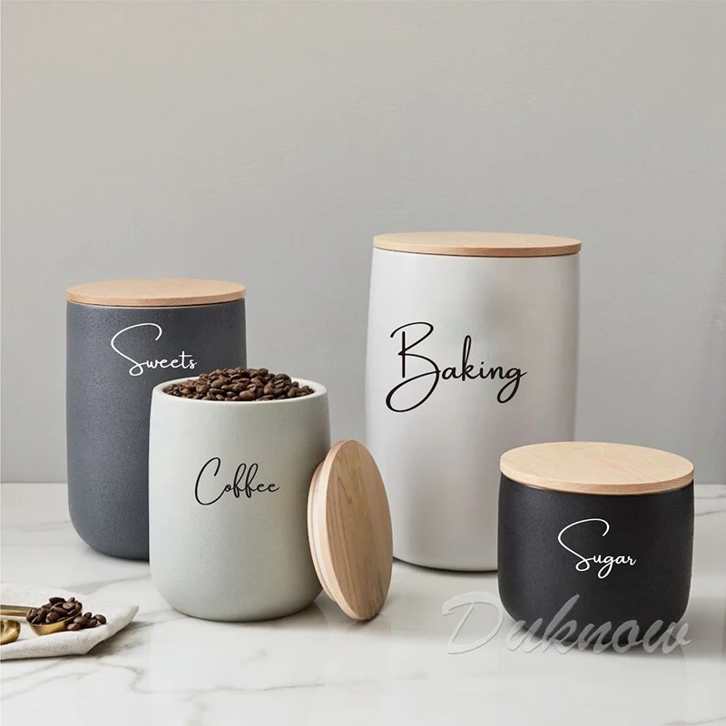 Etykiety na słoiki do organiza – Kitchen.Baking Labels recenzja i cena