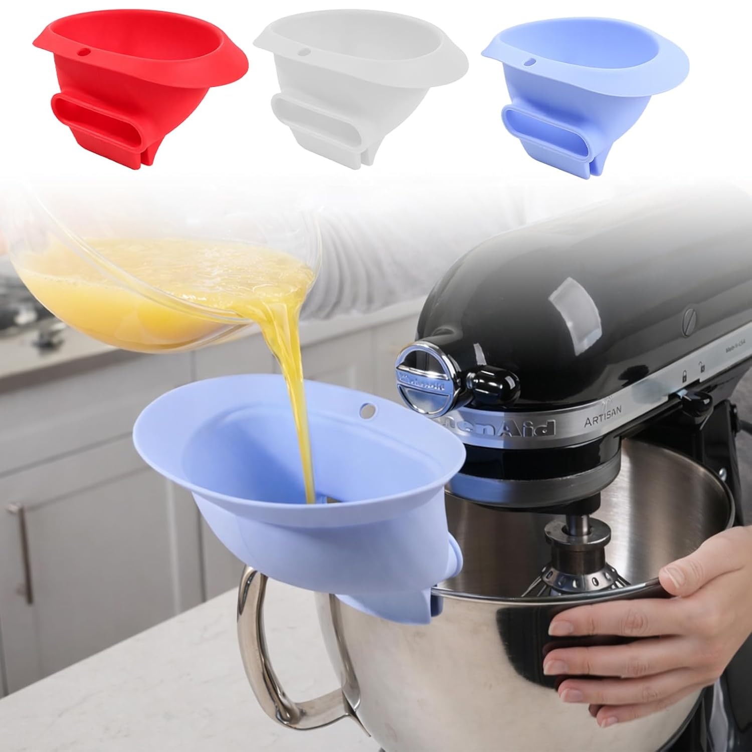 Silikonowy lejek do mąki Kitch – Kitchen Aid Baking Bread recenzja i cena