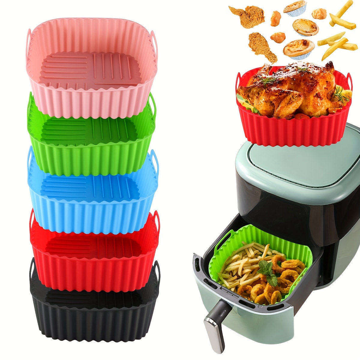 1 kwadratowa silikonowa wkładk – Kitchen Baking Gadgets recenzja i cena