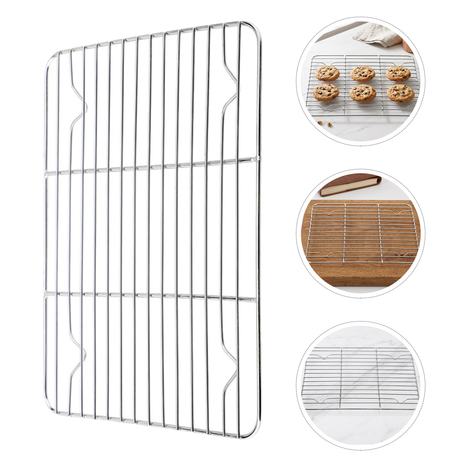 2 szt. siatek do pieczenia ze  – Cooling Rack Wire recenzja i cena