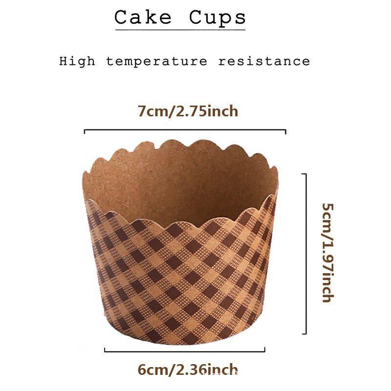 50Pcs/Pack Cupcake Paper Cups  – Kitchen Paper For Baking recenzja i cena