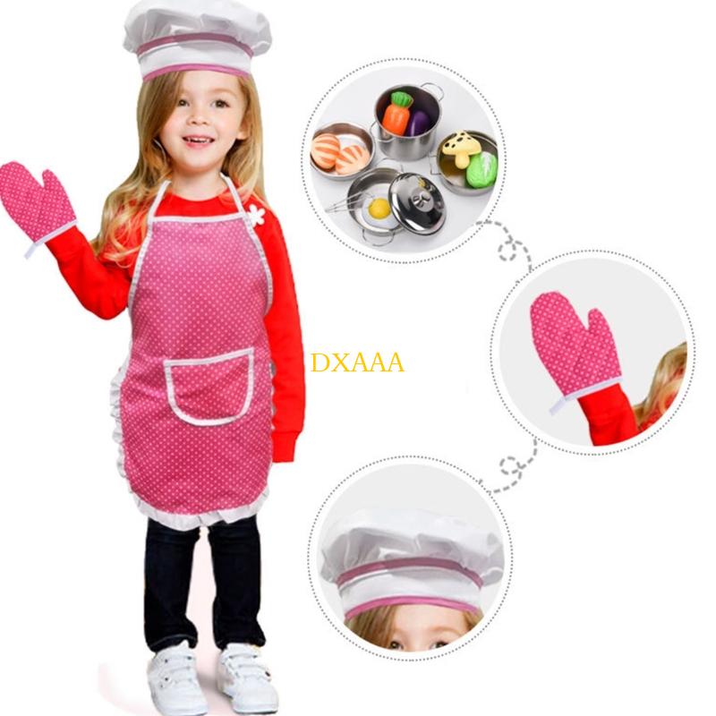 DXAA Chefs Costume Zestaw dla  – Kitchen Kids Baking Set recenzja i cena