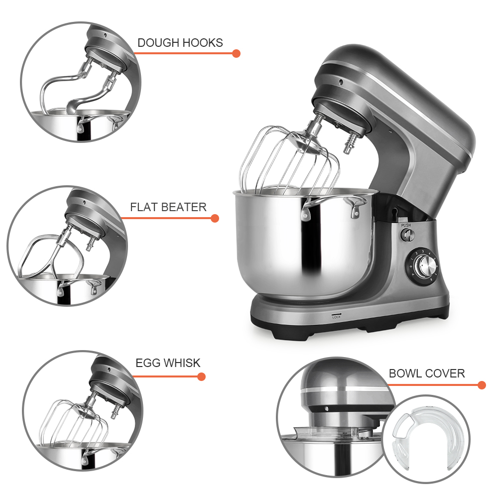 Mikser elektryczny 11L 2000W,  – Kitchen Baking Mixer recenzja i cena