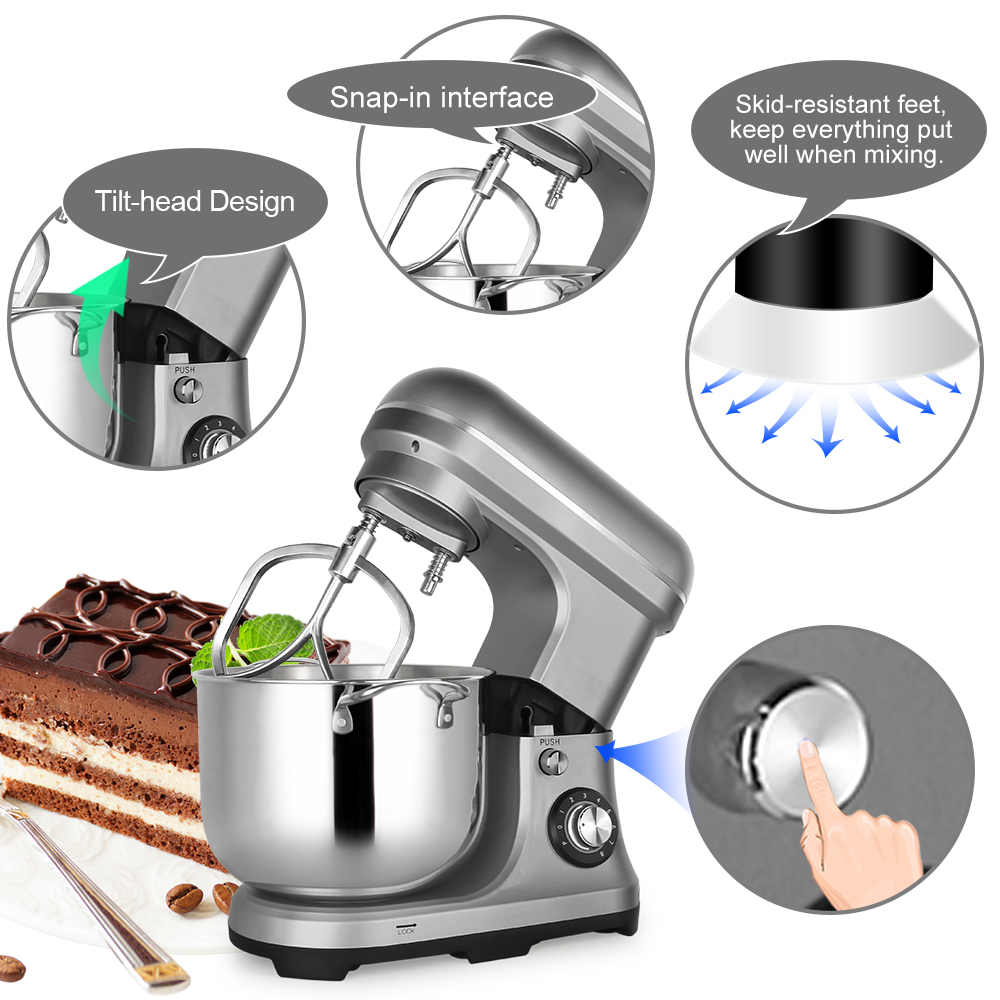 Mikser elektryczny 11L 2000W,  – Kitchen Baking Mixer recenzja i cena