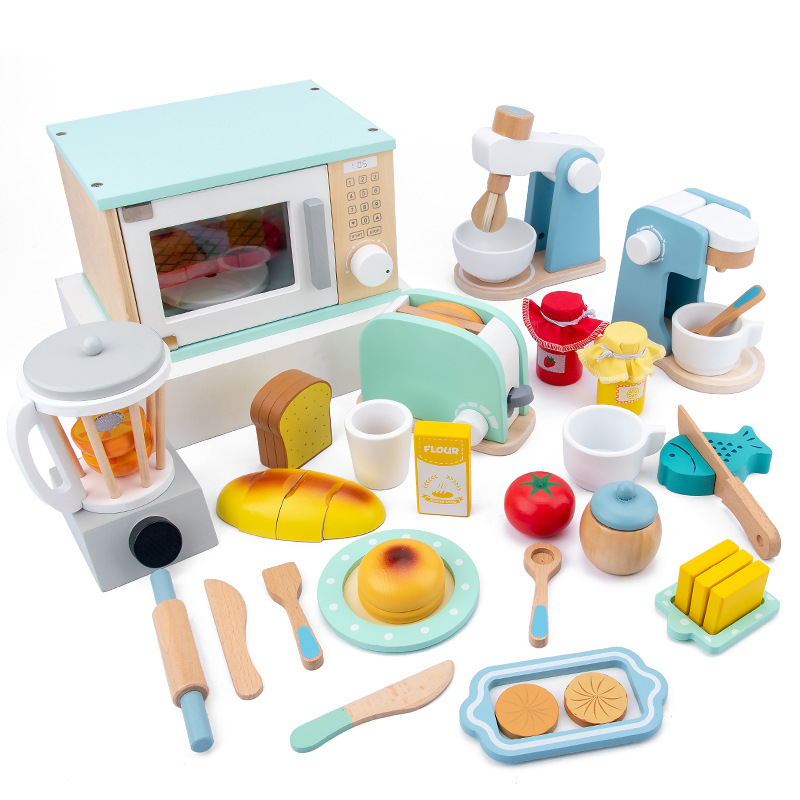 Drewniany zestaw do zabawy w k – Kitchen Kids Baking Set recenzja i cena