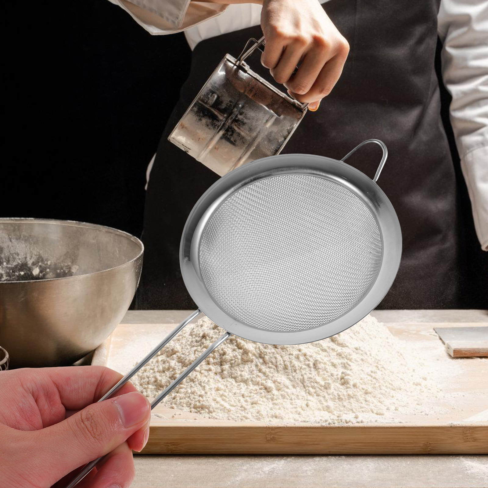 Ręczny przesiewacz do mąki z d – Kitchen Baking Gadgets recenzja i cena
